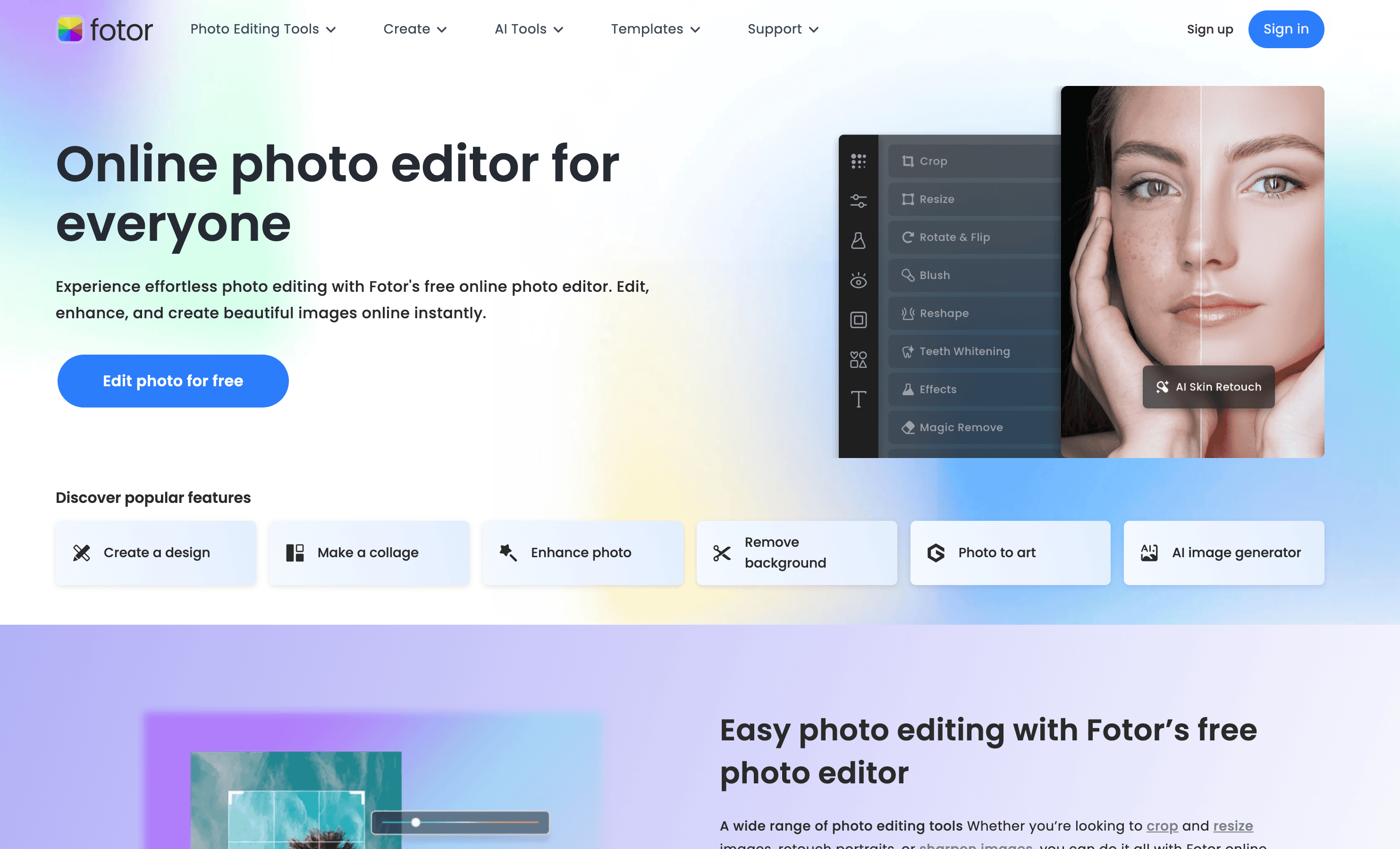 Fotor Photo Editor